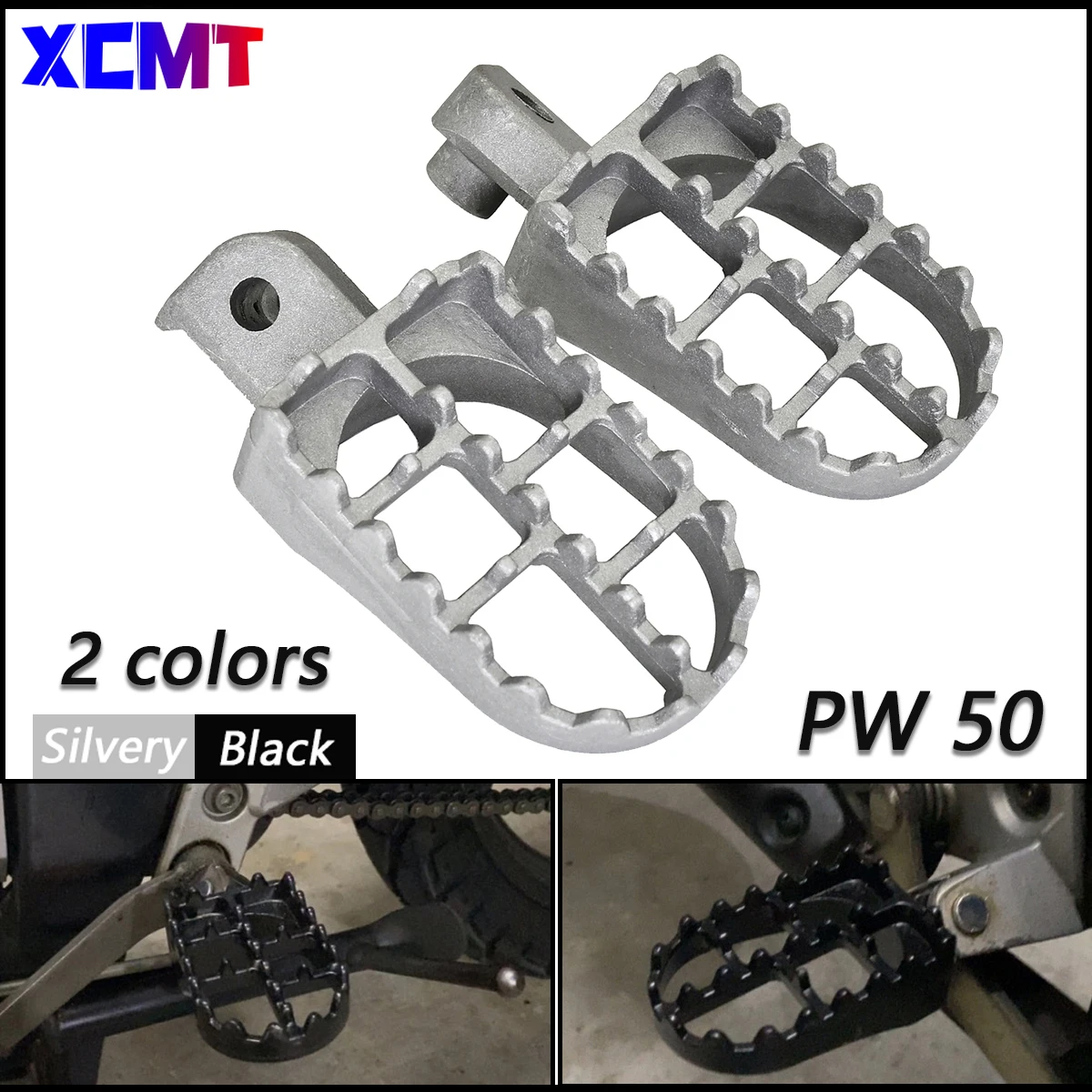 

1pair Foot Pegs Rests Footpegs for Yamaha PW50 80 TW200 for XR50R CRF50 CRF70 CRF80 CRF100F Motorbike Chinese Dirt Pit Bike