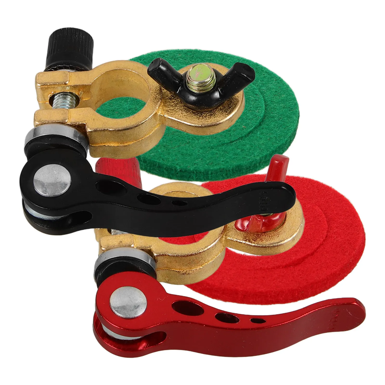 

1Pair Automotive Battery Terminal Connector Brass Quick Disconnect Car Marine Boat Vehicle Battery Post Adapter Clamp
