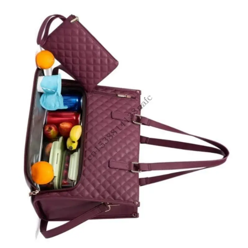 

594F Professional Laptop Bag With Insulated Lunch Storage Compartment Spacious Organization For Fruit Office Devices