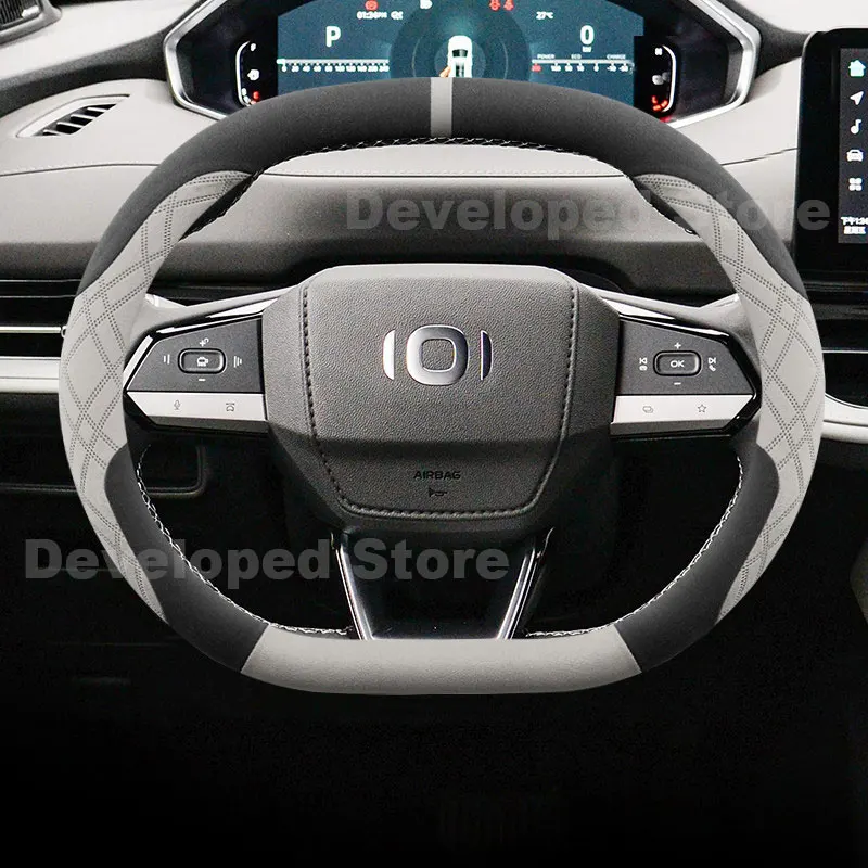 Suede Warm Car Steering Wheel Cover For New Changan Nevo A05 Q05 2025 2026 Heating Steering Wheel Cover In Winter Accessories