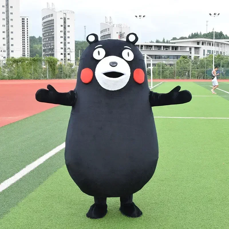 Cosplay Japan Bear Kumamon Cartoon character costume Mascot Costume Advertising Ceremony Fancy Dress Party Animal carnival props