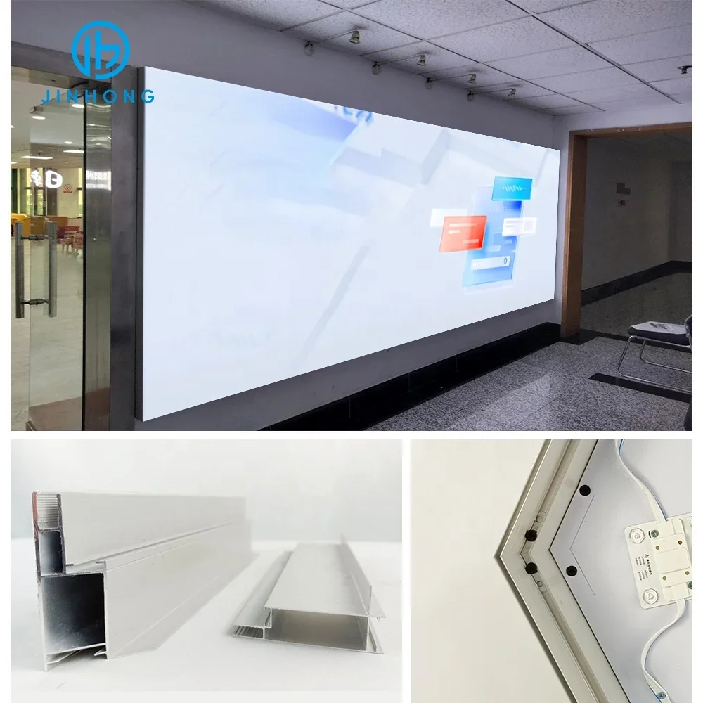 Advertising Lightbox Led Light Box Displays Light Box Indoor Soft Film Card Cloth Borderless Billboard