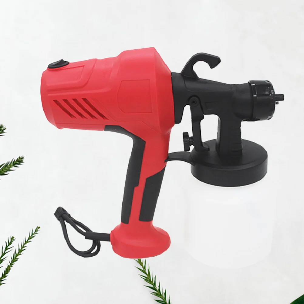 

High Power Handheld Paint Sprayer Electric Portable Cordless Tool For Car Wall Cabinet Painting Red Airless Sprayer