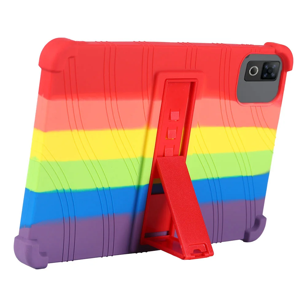 Soft Silicone Kids Safe Case For Doogee Tab G6 A9 Pro Plus T36 T40 Pro T20 Ultra T20S T20 T10Plus Adjust Stand Cover Shockproof