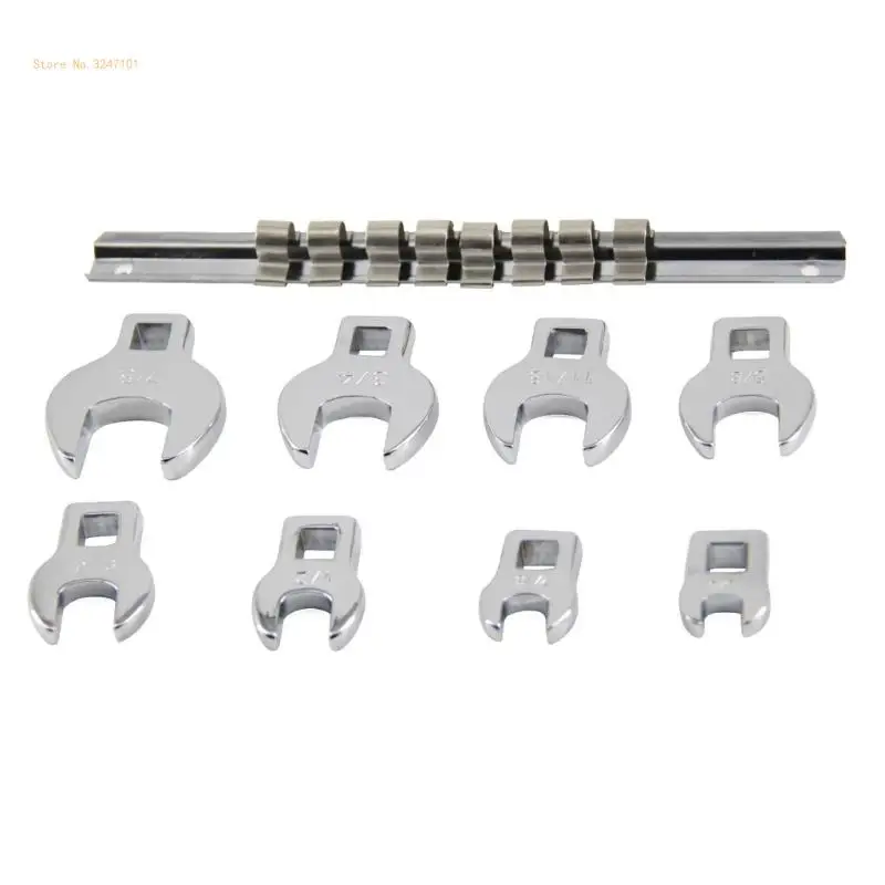 11/8Piece 3/8Inch Changeable Head Wrench Set Suitable For Various Repair Needs In Home And Workshop Wrench Dropship