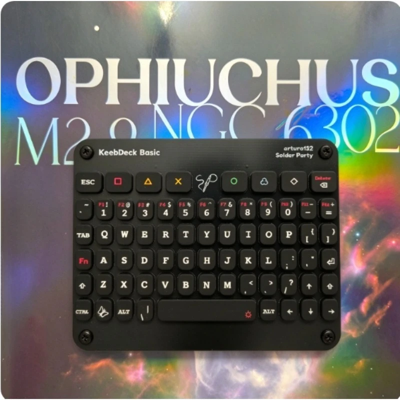 Keebdeck Basic Wired Mini Keyboard STM32F042 Chip+AP5032KTR Backlight USB Diy Silicone Keyboard for Mac/Windows Phone