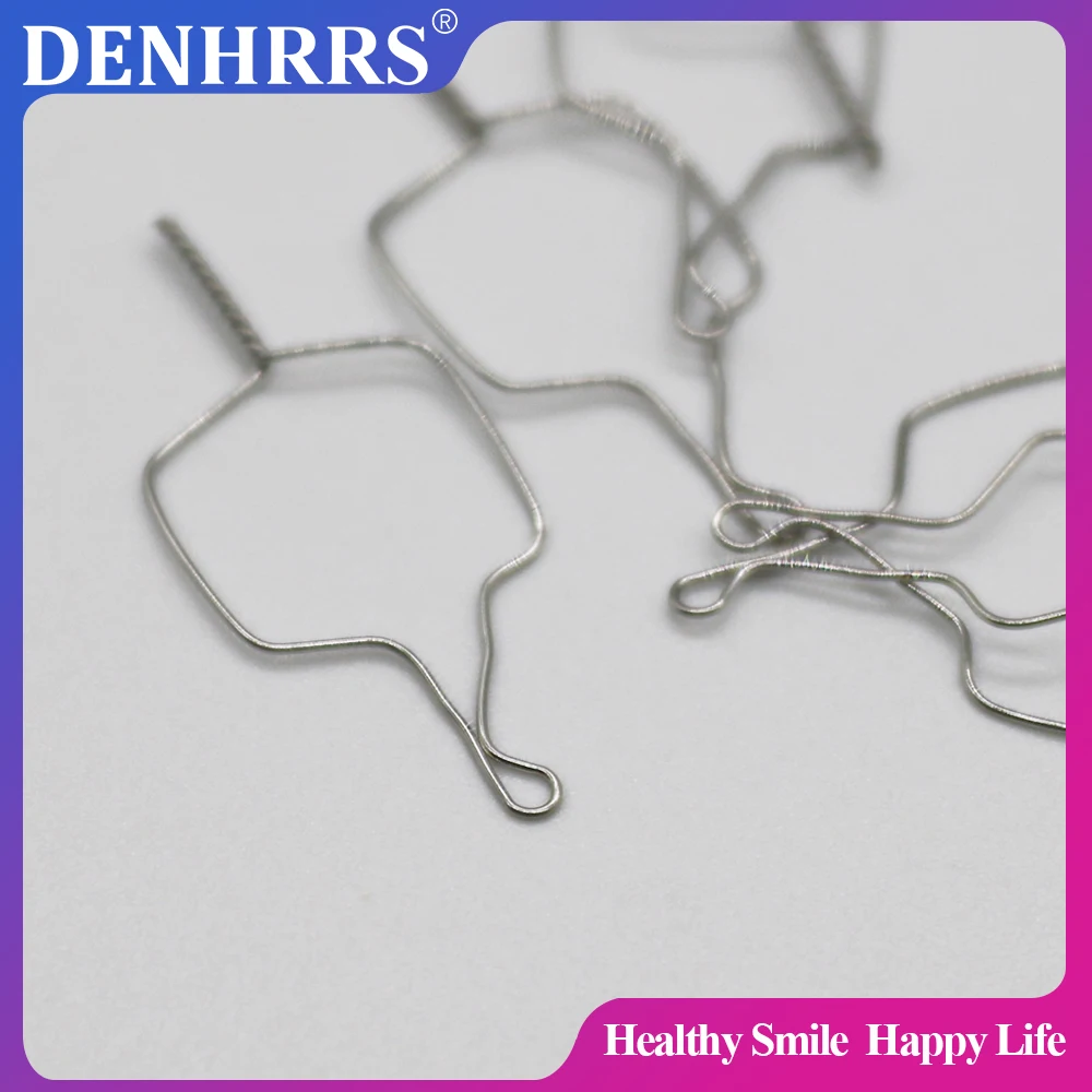 100pcs/bag Orthodontic Dental Kobayashi Welded Preformed Ligature Wire