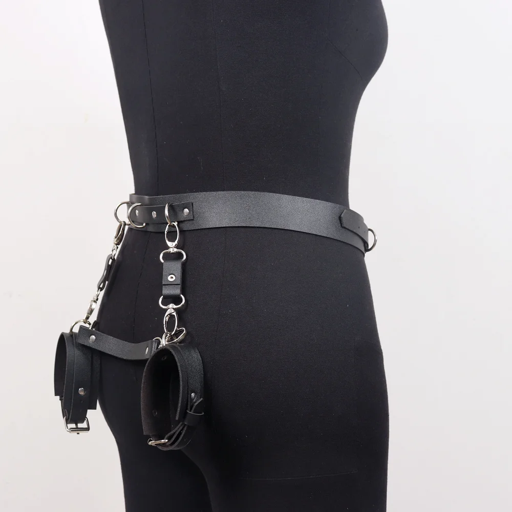 Handcuffs Sex Toys PU Leather Body Harness Cuffs Bondage Straps BDSM Kit Erotic Adult Sex Toys For Couples Party Sexy Accessorie