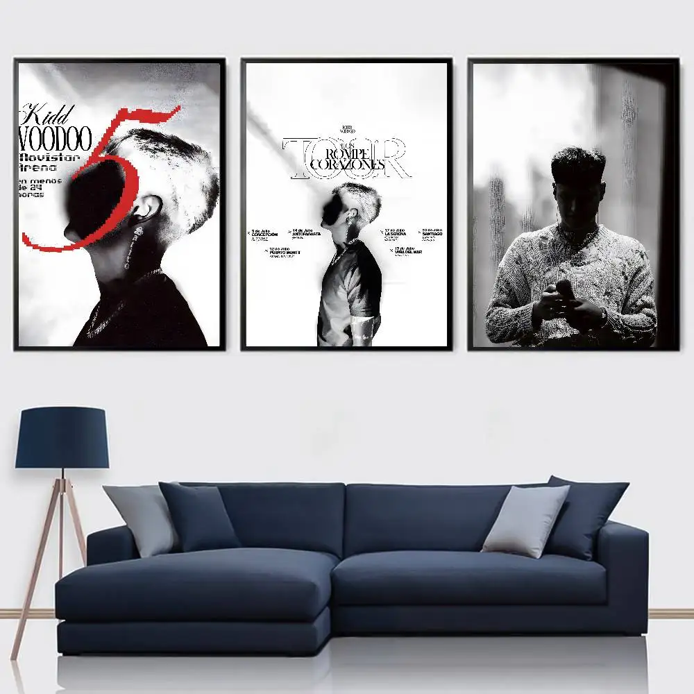 شعبية الموسيقار K-kidd الفودو ملصقات عالية الجودة الجمالية طلاء جدران ملصقات للمهاجع وغرفة المعيشة ديكور