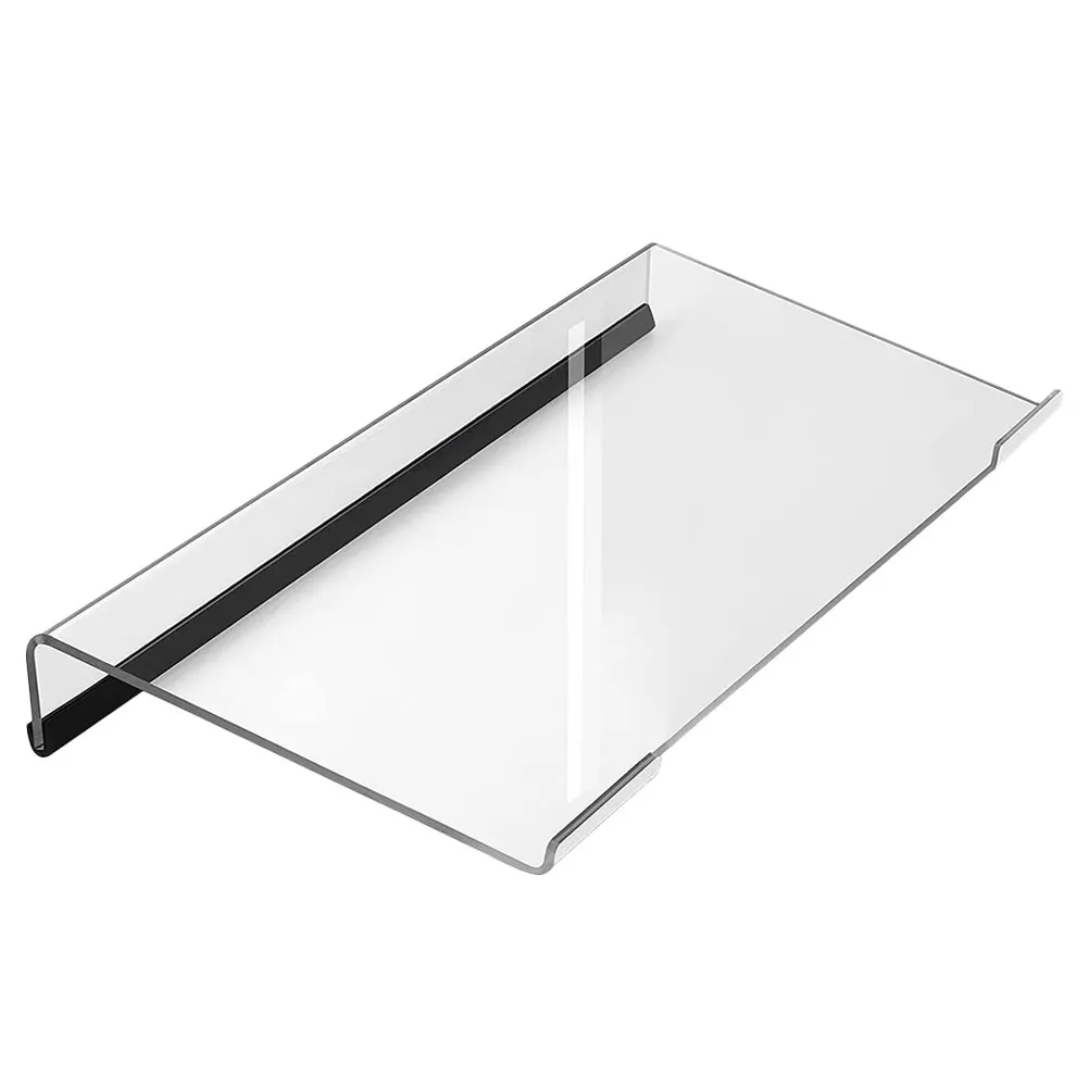 

Stand Acrylic Computer Keyboard Stand For Desk Tilted Black Tray Riser Computer Holder Mount Keyboard Tray