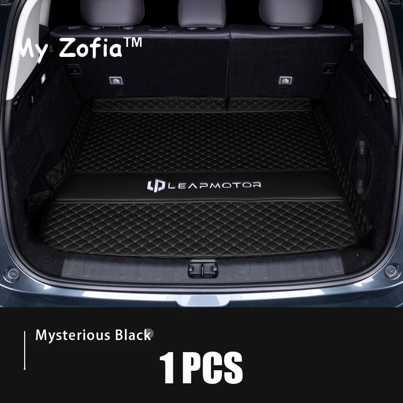 Auto leren kofferbakmatten voor Leapmotor C10 2024 2025, kofferbakmat Auto leren kofferbakmatten voor Leapmotor C10 2024 2025, kofferbakmat