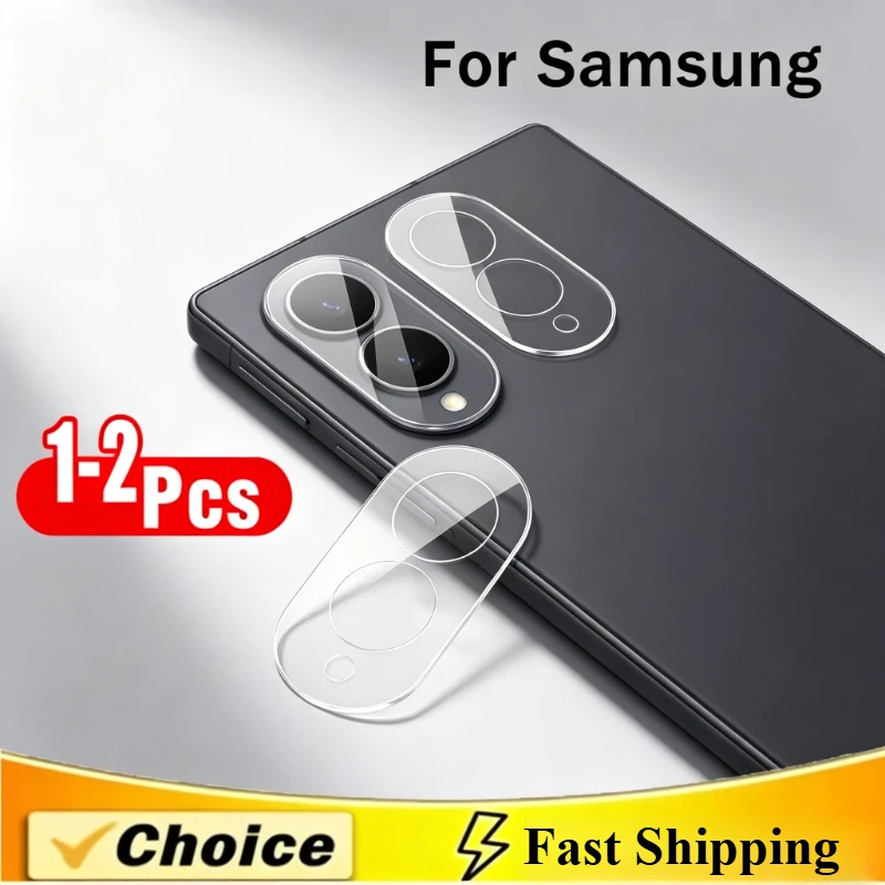 1-2Pcs 3D Full Screen Camera Glass For Samsung Galaxy Z Fold8 5G 2026 Lens Protector Back Film For Samsung ZFold7 ZFold8 Ultra