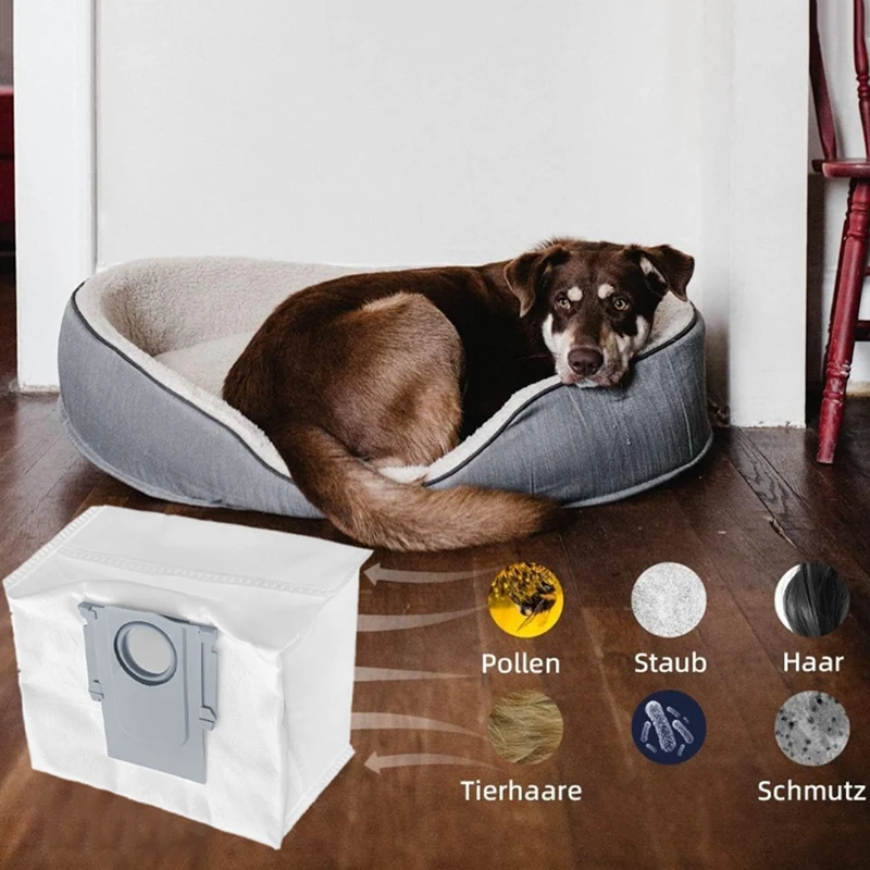 15 Staubbeutel für Roborock Q8 Max, Q8 Max+, Q5 Pro, Q5 Pro+ Roboter-Staubsauger-Zubehör