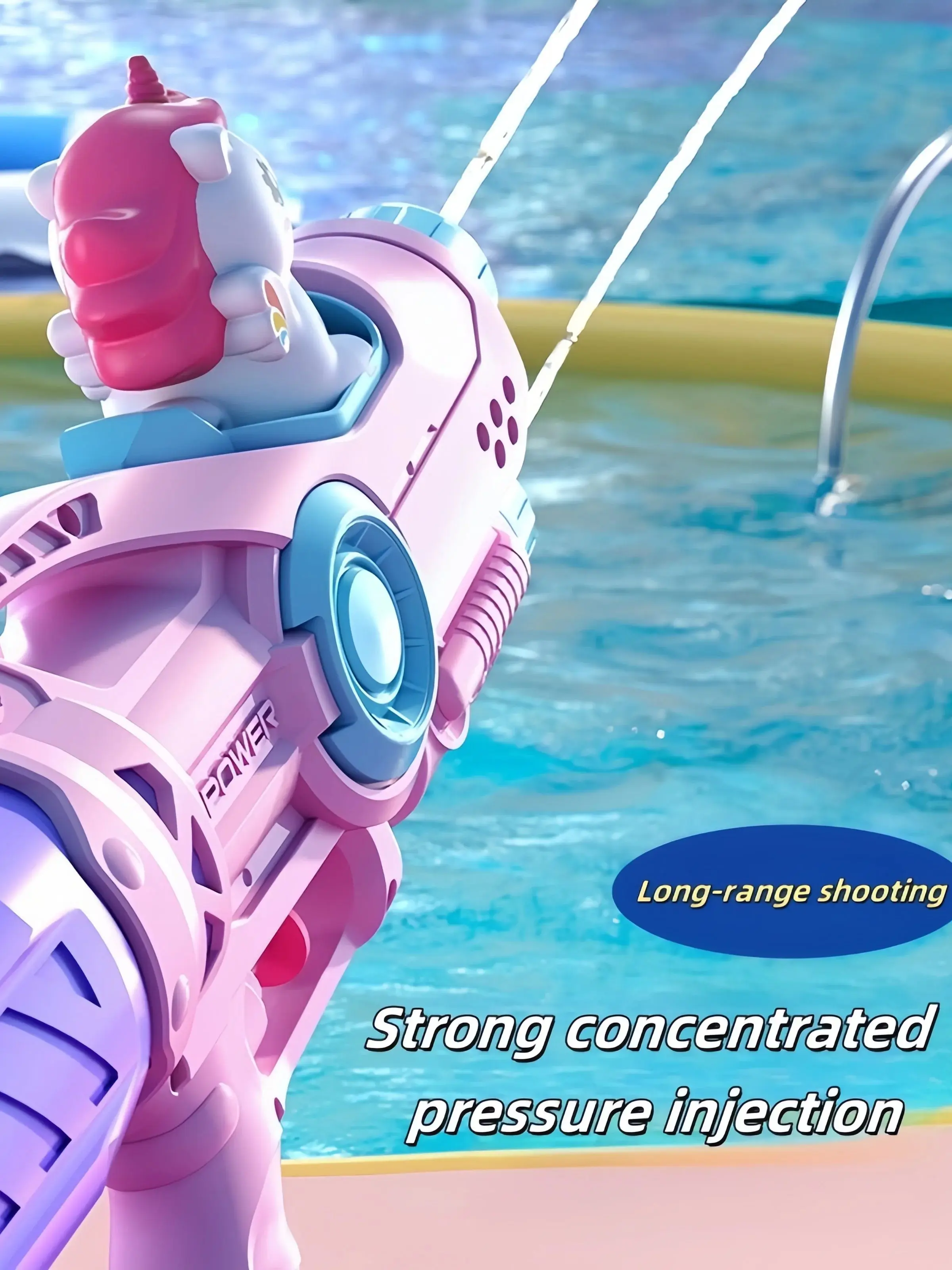 Nouveau Blaster d'eau Double d'été pour enfants – Parfait pour les batailles d'eau de plage et de piscine en plein air