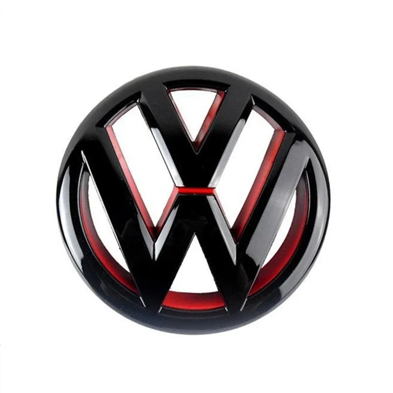 Car Front Grill Badges Rear Trunk Emblem Lid Covers Logo Sticker For VW Volkswagen Golf 6 golf6 MK6 GTI