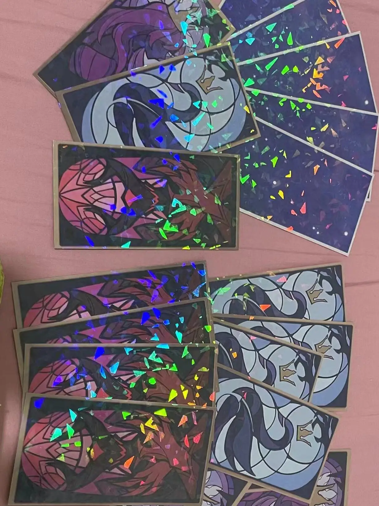 بطاقة التاروت الأسود أومي تأثيري ، الدعائم هونكاي ستار السكك الحديدية ، والاكسسوارات سلاح نموذج الاشياء ، علم التنجيم عيد الميلاد هالوين ، في المخزون #5