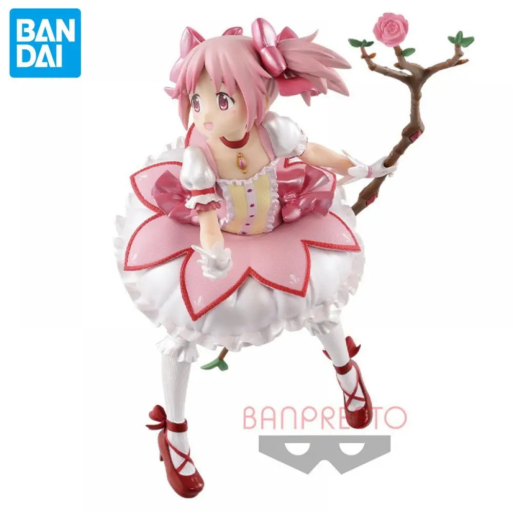 

21 см подлинная официальная оригинальная Bandai Spirits Puella Magi Madoka Kaname Madoka аниме натуральная Коллекционная модель в штучной упаковке украшение