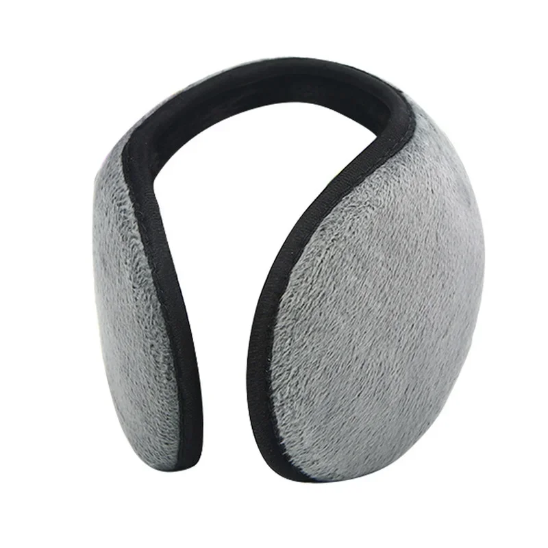 Unisex Earmuffs Winter Earmuffs Fleece Ear Warmer for Men Women Behind The Head Fur Ear Cover Protector Headband Unisex Earlap