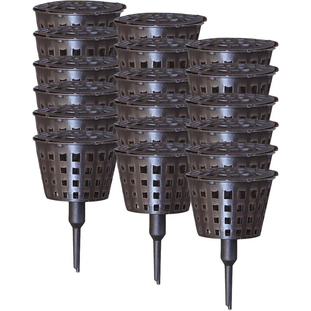 ふた付きバスケット、盆栽ホルダー、緑の植物全体的、庭の供給、20個