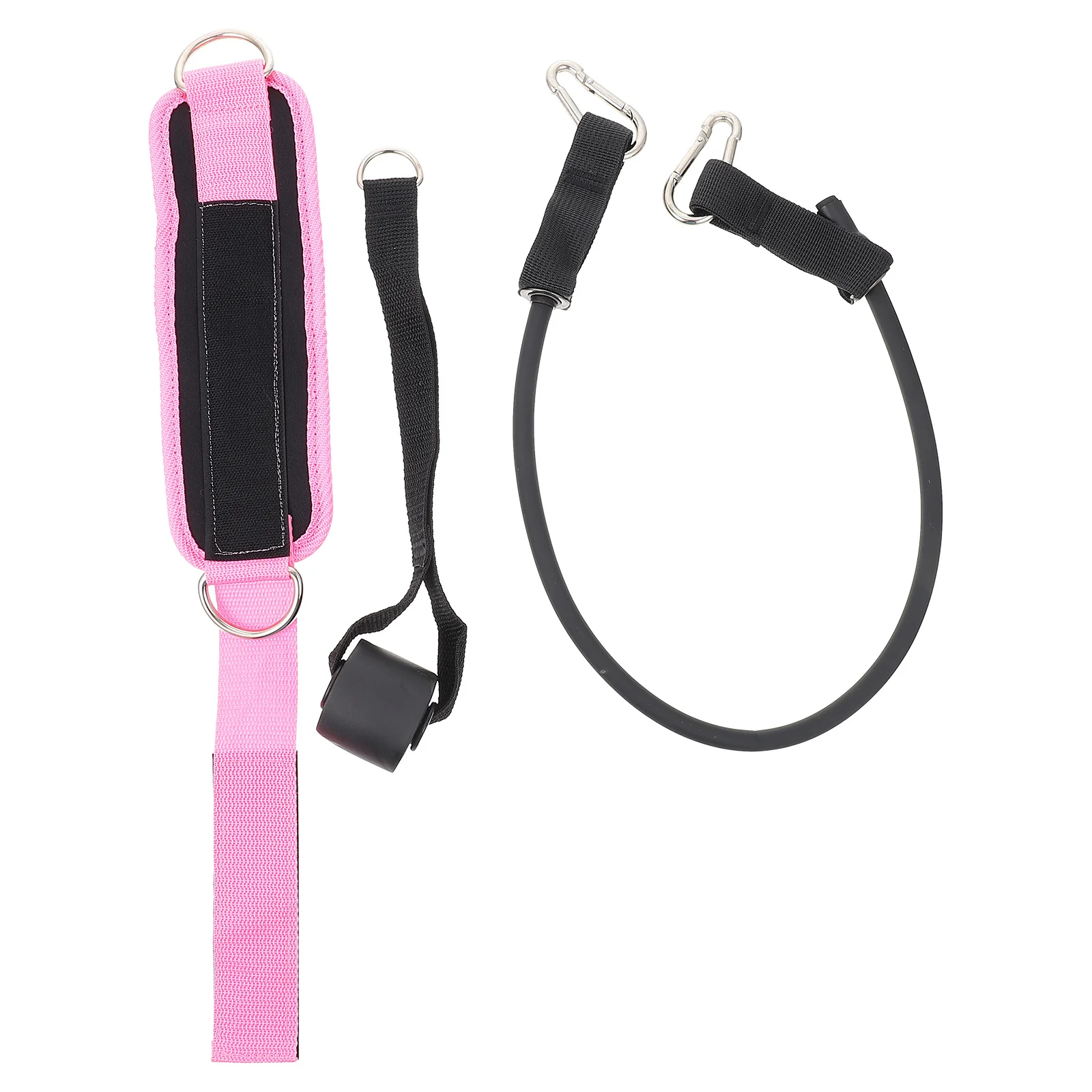 

1pc Foot Ankle Buckle Resistance Band Adjustable For Glutes Legs Toning Sbr Material Training Strap Fitness Equipment Pulling