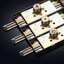 Security Bottom Installation Roll Gate Locks Anti-theft Shutter Lock Garage Door lock with Key Safe Home Hardware Lock