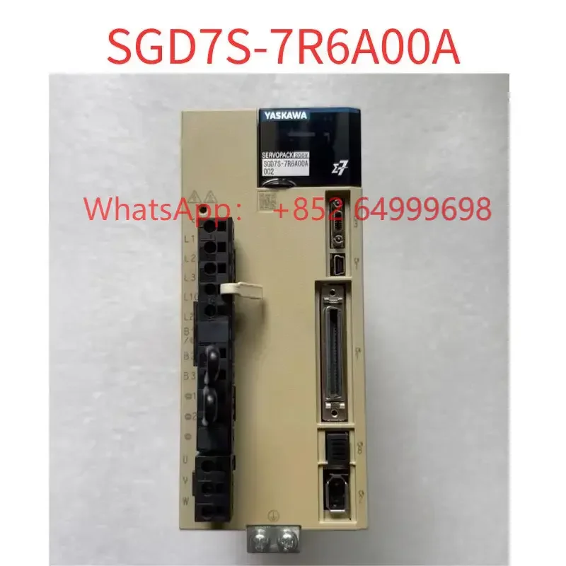 

Used SGD7S-7R6A00A YASKAWA 1KW servo drive tested ok SGD7S-7R6A00A002