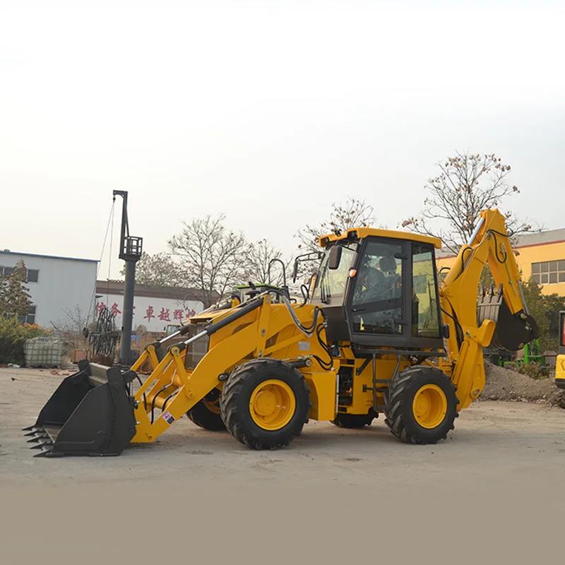 4x4 Multi-function Machinery Small Backhoe Wheel Loader For Sale