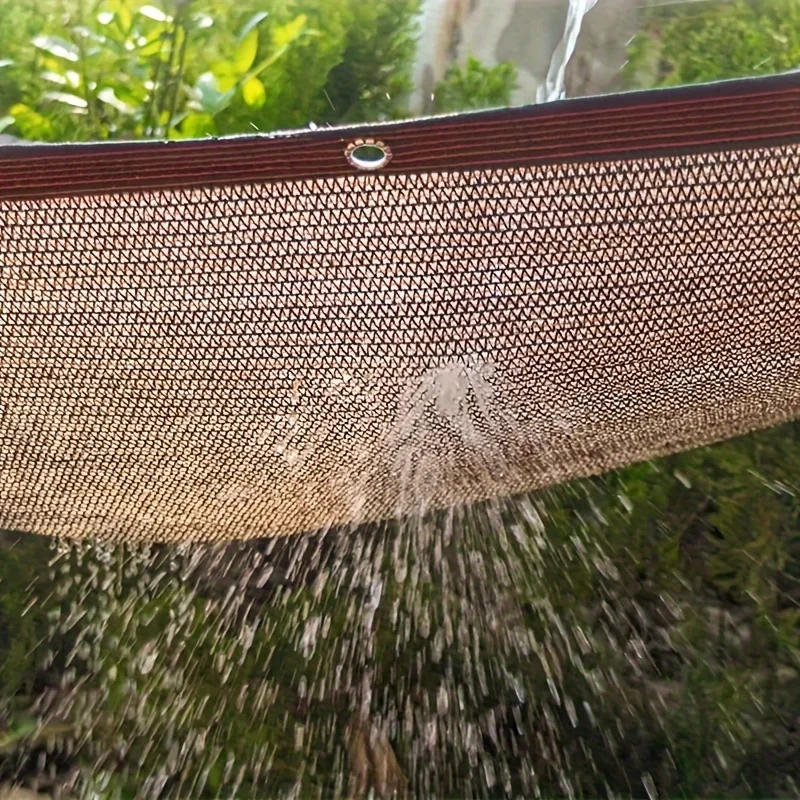 Rete parasole da patio, materiale di altissima qualità: realizzato in tessitura uniforme ad alta densità, con elevata velocità di ombreggiatura e protezione UV
