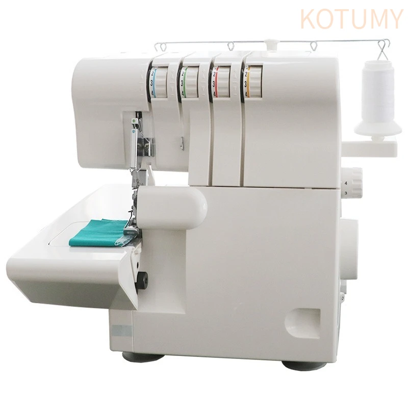 Multi Functional Household Electric 644 Overlock Sewing Machine, Flat Bed, Multi Feed Automatic Foreskin Locking
