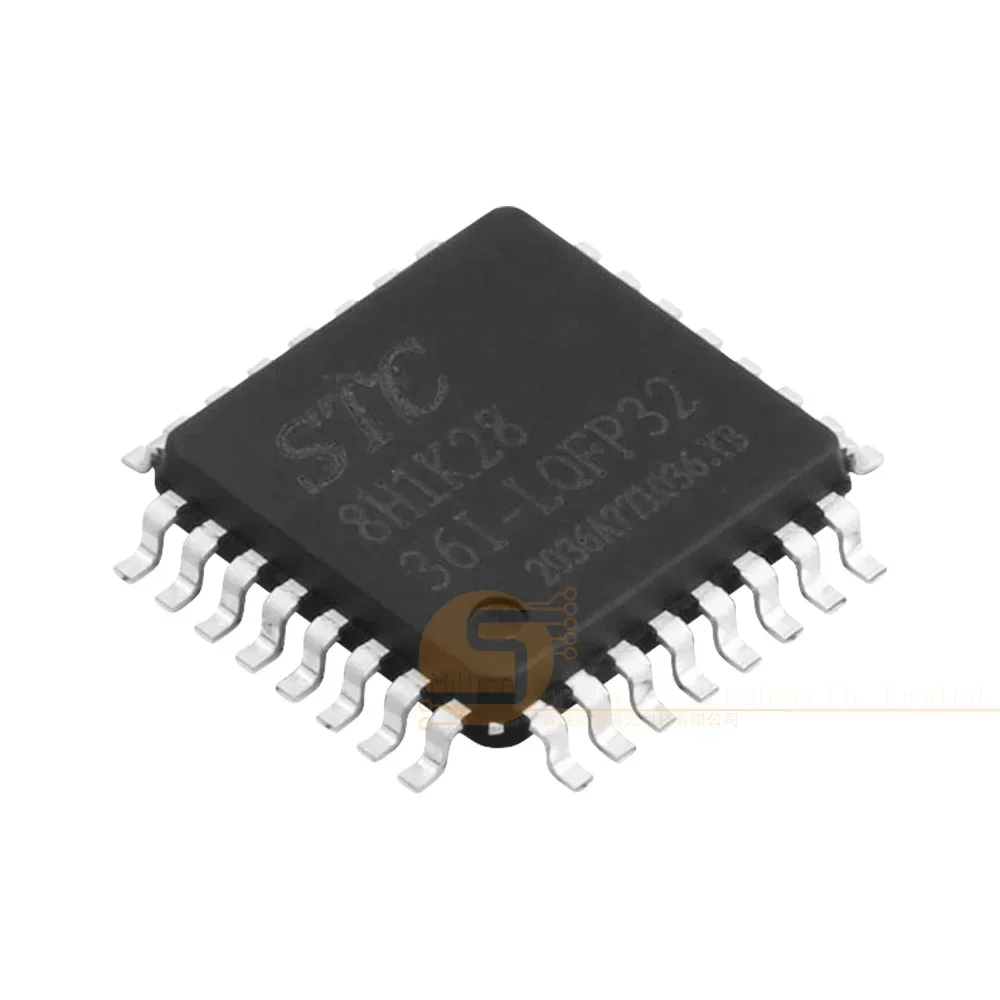 10PCS/Lot STC8H1K28-36I-LQFP32 STC8H1K28 8H1K28-36I-LQFP32 Enhanced 1T 8051 Microcontroller MCU IC New Original