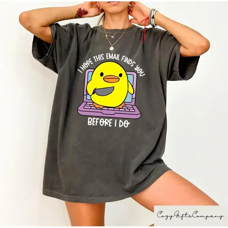 Retro Comfort T Shirt Funny Office I Hope This Email Finds You Before Do Sweat Sarcastic Work Life Coworker