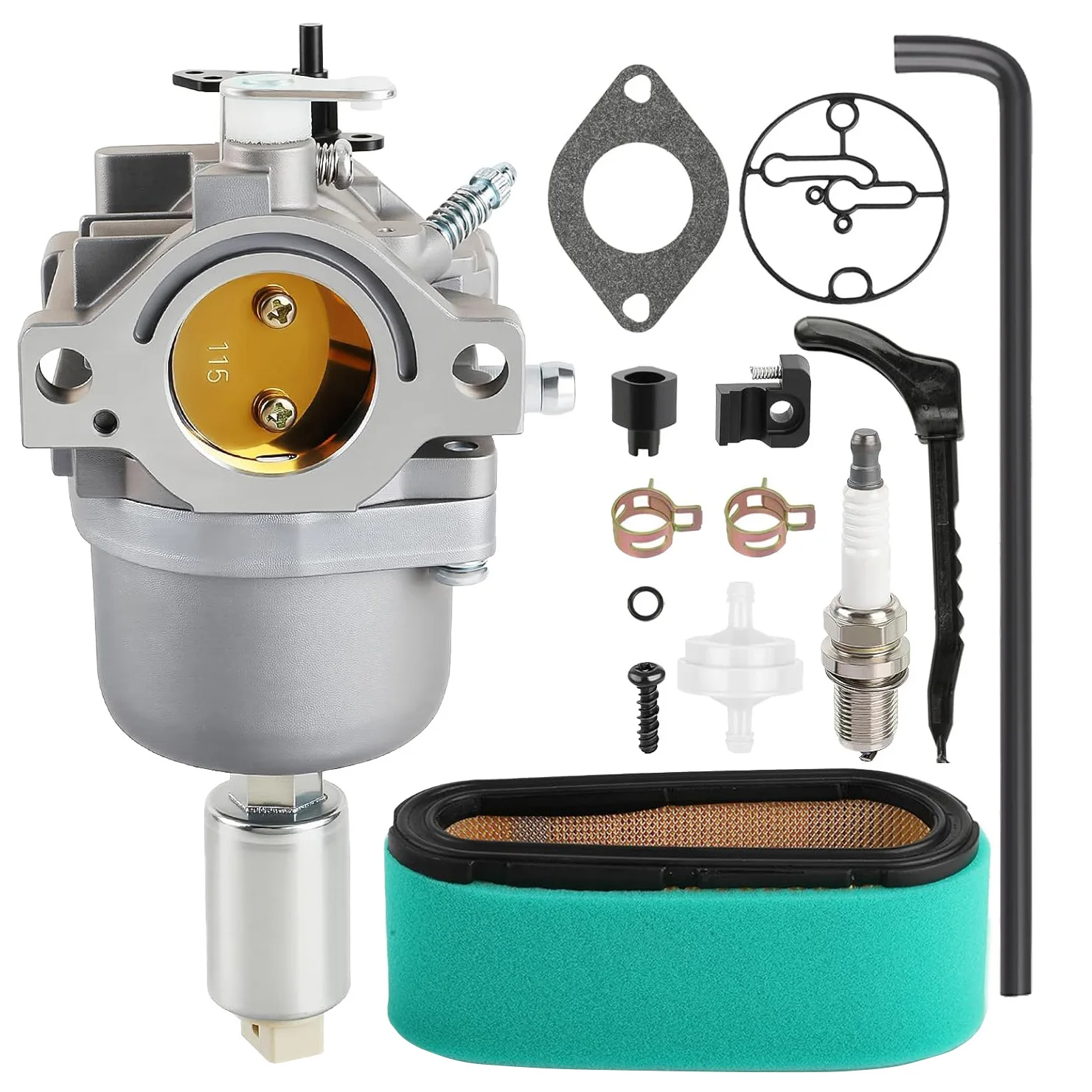 ブリッグス＆ストラットン芝刈り機用-799727-キャブレター-69862、791886、495935、287707、287777、28n707、28n777に適合