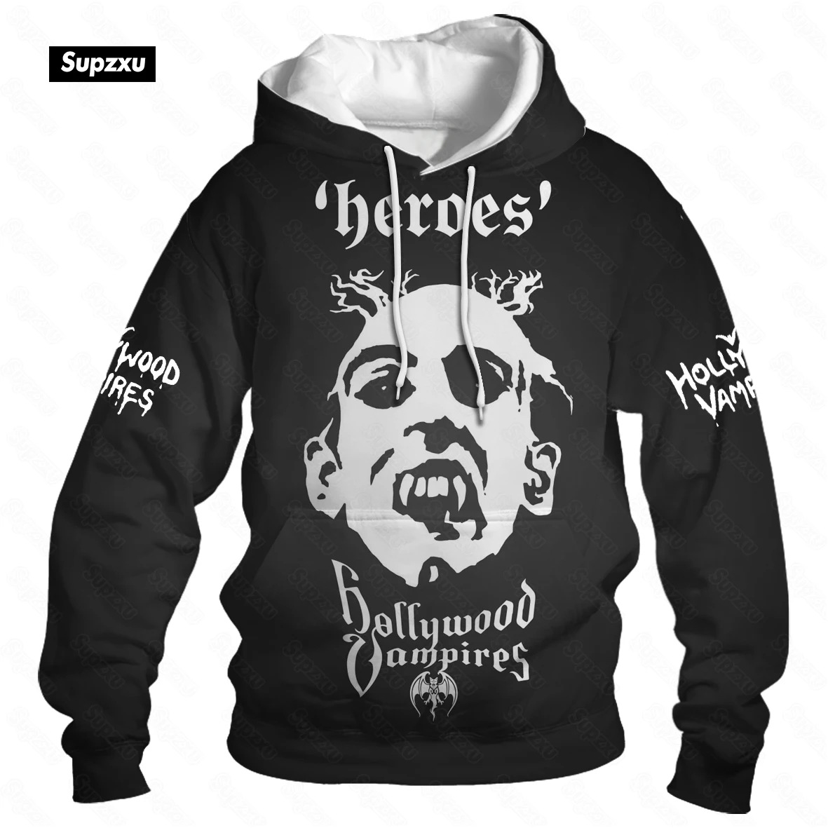 Mens Hoodies Sweatshirt for women funny Johnny Depp (Hollywood Vampires) print Casual hoodie Streatwear