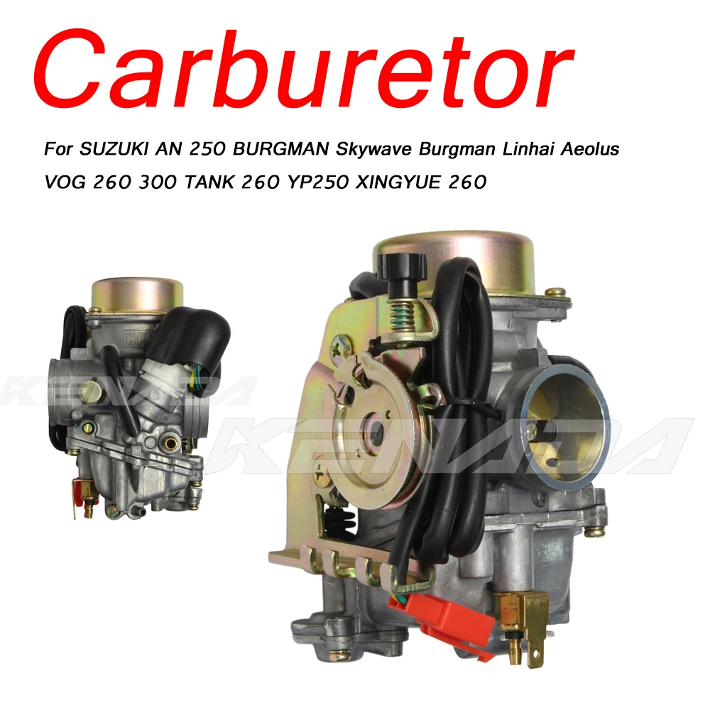 Cvk30 Cvk 30mm Carburetor Carb For SUZUKI AN 250 BURGMAN Skywave Burgman Linhai Aeolus VOG 260 300 TANK 260 YP250 XINGYUE 260