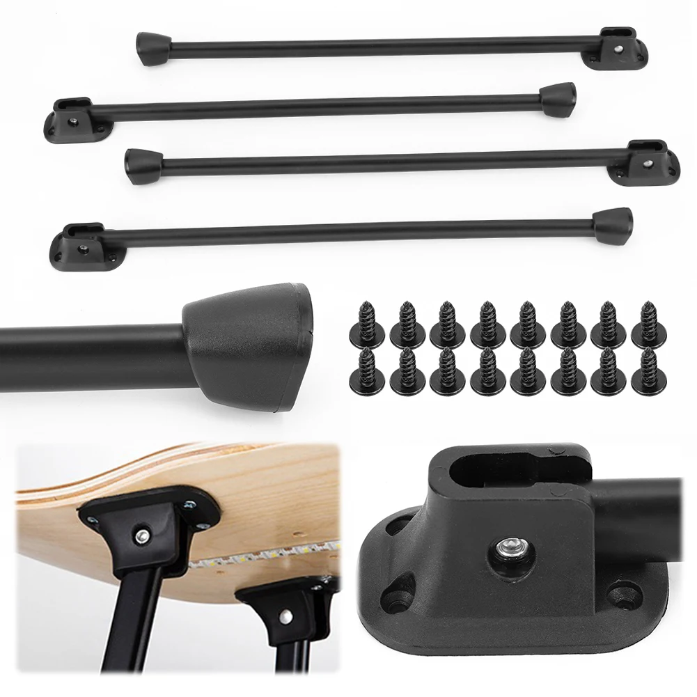 

4 шт., ножка стола для кемпинга, складные ножки для кемпинга, сверхмощная складная ножка стола, нескользящая тактическая ножка стола, оборудование для кемпинга «сделай сам»