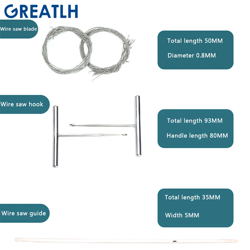 Orthopedic Medical Wire Saw Hook Wire Saw Guide Blades Stainless Steel Veterinary Orthopedic Instrument