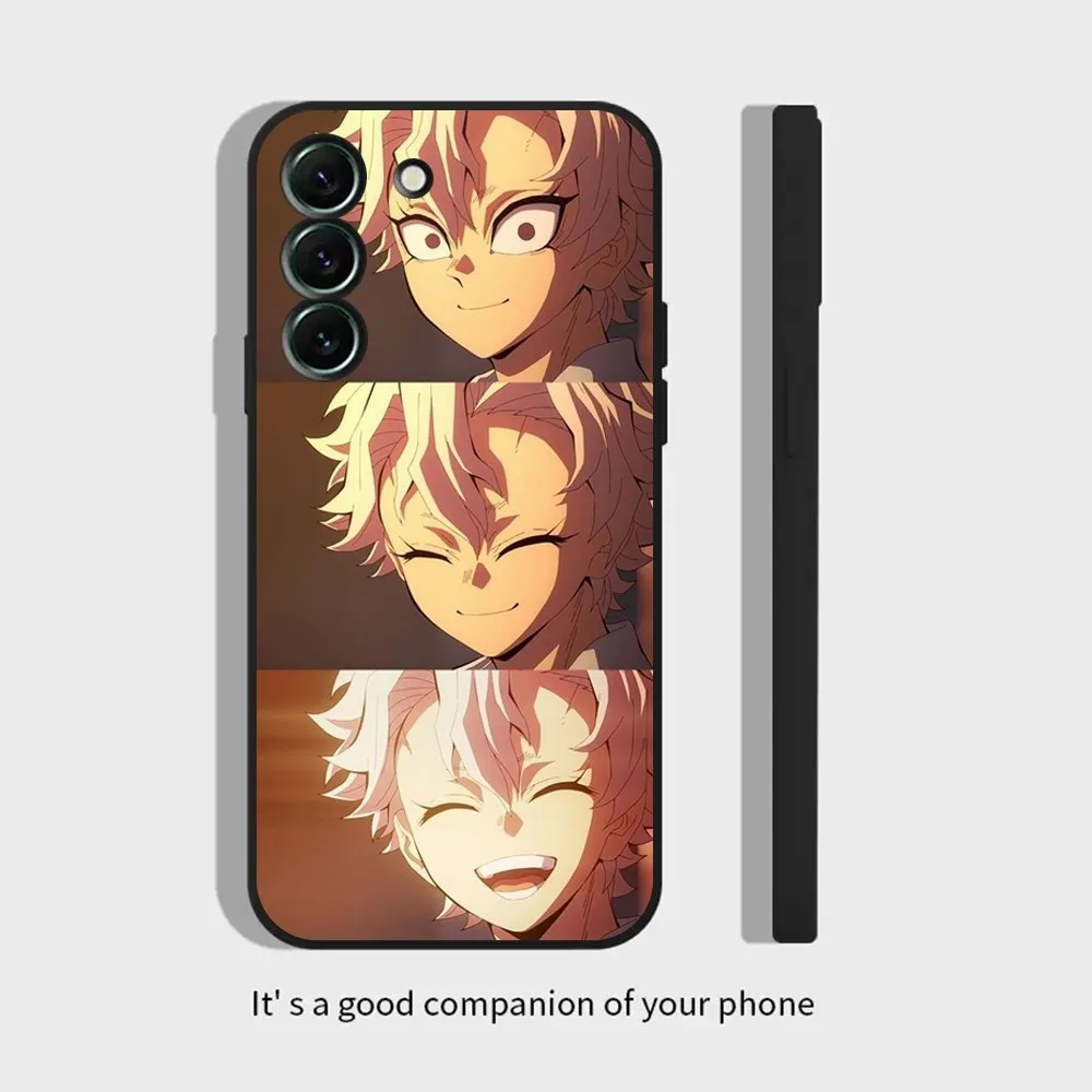 D-Demon S-Slayer Shinazugawa Sanemi Phone Case For Samsung S20,Fe,21,22,23,24,Ultra,S30,22,9,10,plus,S30 ultra 5G Silicone Cover