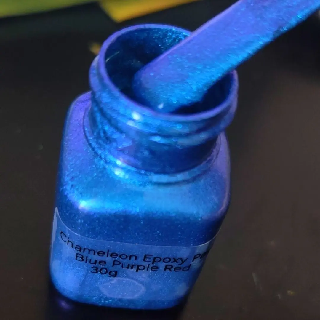 30g Blue Red Purple  Chameleon Paste Epoxy Resin Dye 50g Single Color for Jewelry and Resin Ornaments