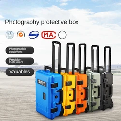 Multi-Funcional Hard Shell Toolbox, Professional Carpintaria Toolbox, Equipamento fotográfico, Protective Safety Box, Hardware para eletricista