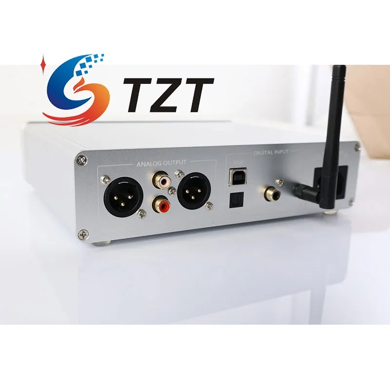 TZT Rod Rain Audio BT940 PRO Hifi USB DAC Headphone Amplifier Bluetooth Decoder (Silver/Black) w/ Four OPA1622