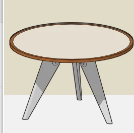 Nordic style stainless steel color matching retro round dining table small apartment