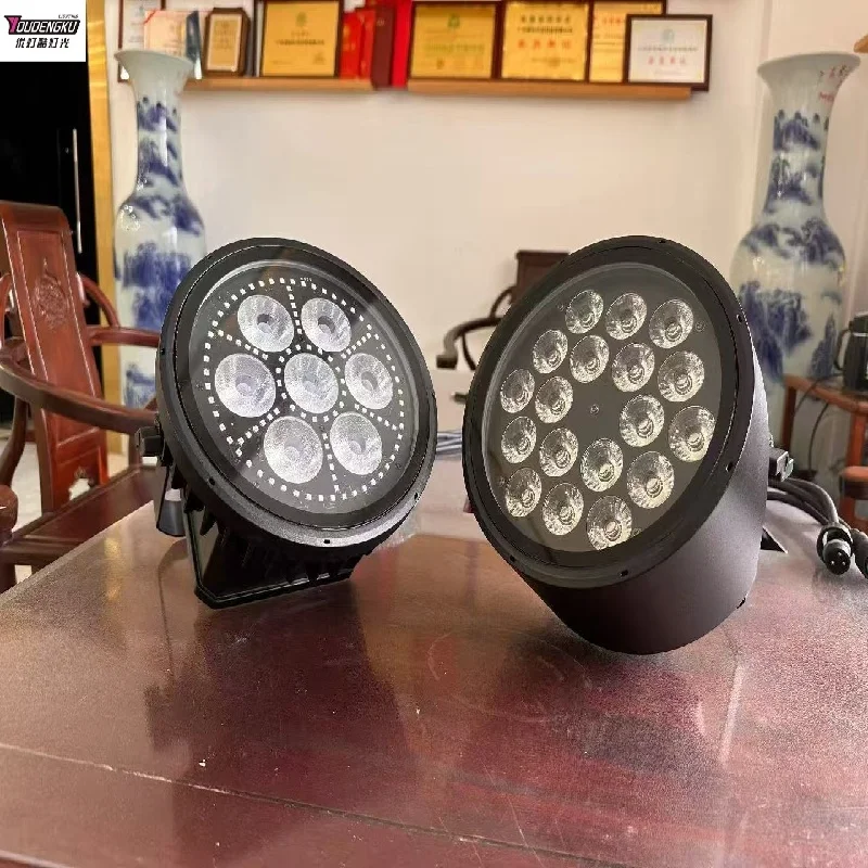 

4 pieces IP65 Waterproof 7x40W Led Par Light RGBW 4in1 DMX Control Dj Wedding Stage lights