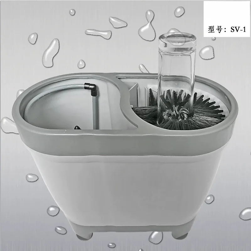 Dishwasher with Internal and External Brushes and Internal and External Rinsing. Operates Directly with Tap Water. Model SV-1.