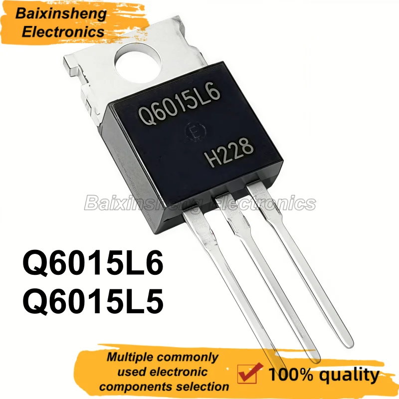 10PCS Q6015L5,NEW high-quality, Q6015L6 TO-220,Bidirectional thyristor