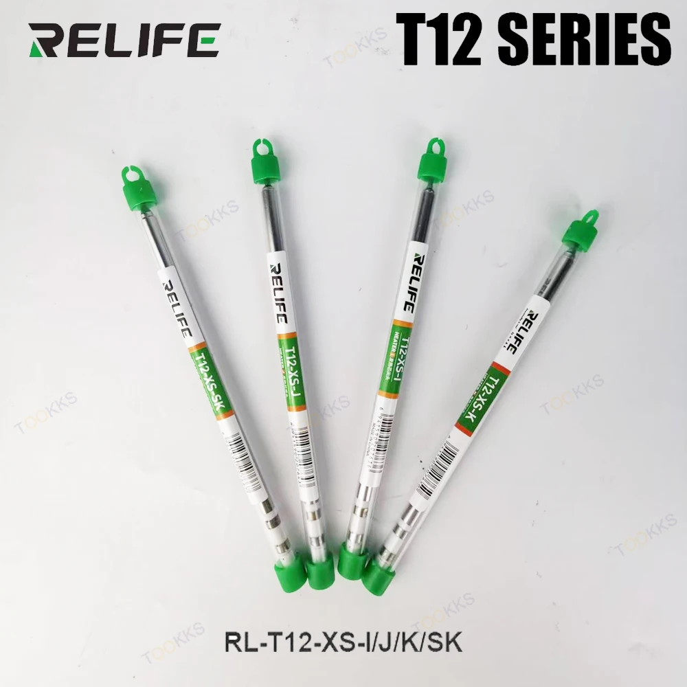 RELIFE RL T12 XS- I/J/K/SK T12 Replace Soldering Iron Tips T12 Welding Head for Hakko Fx951 T12 Soldering Station Handle
