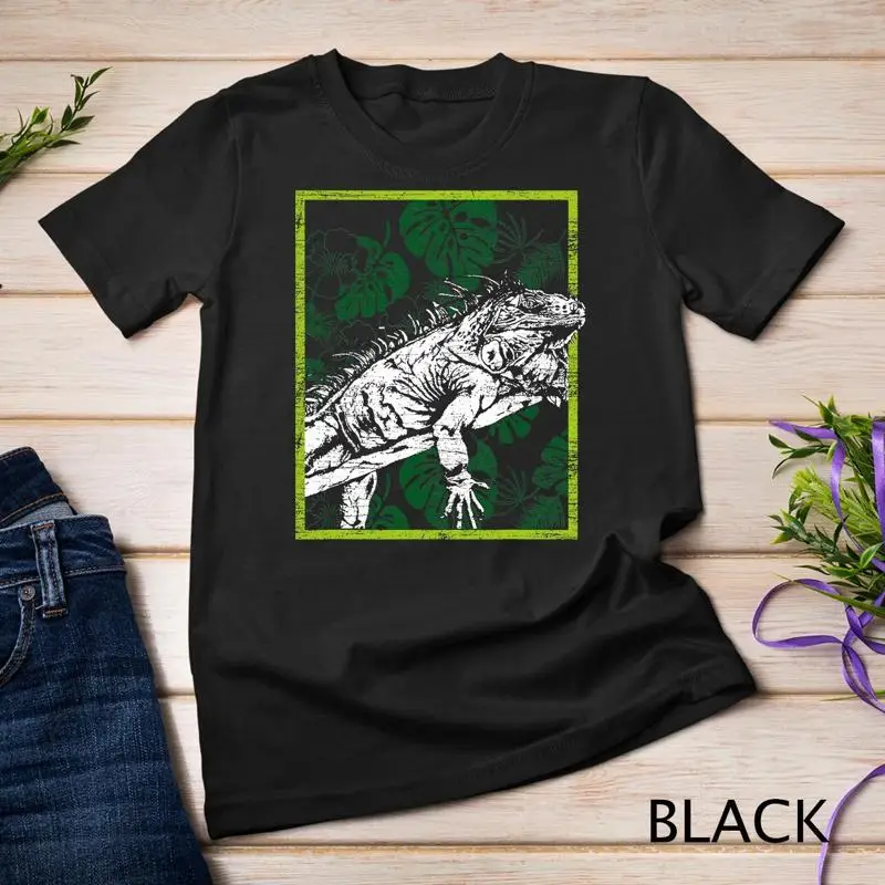 

Iguana Iguana and Plant Unisex T shirt