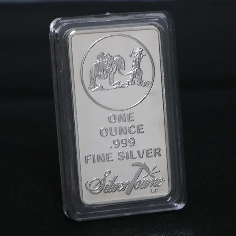 1PCS  American Prospector 1OZ 999 Value Fine Silver Bullion Bar US Union Metal Coin Collectible - Image 4
