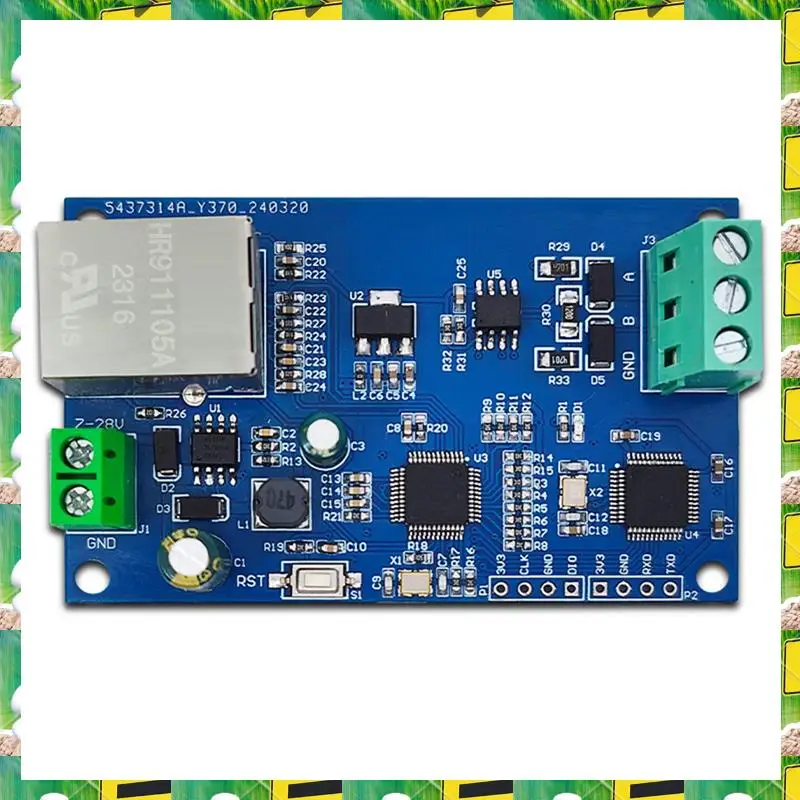 3C Electron RS485 To Ethernet Module RS485 Serial To Ethernet Serial Transmission Versatile Convenient Portable Communication Mo