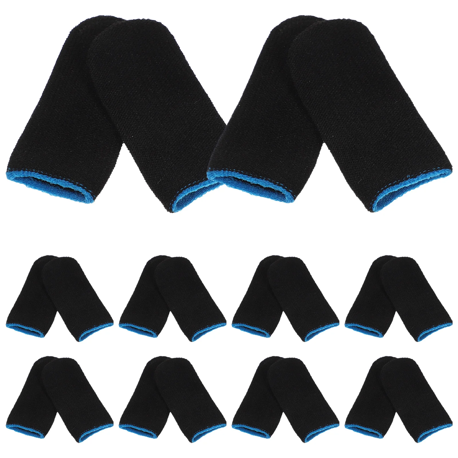 

10Pairs Touch Screen Finger Covers Gaming Finger Sleeve Sweat Absorb Fast Kick Improve Skills Anti Slip Protector