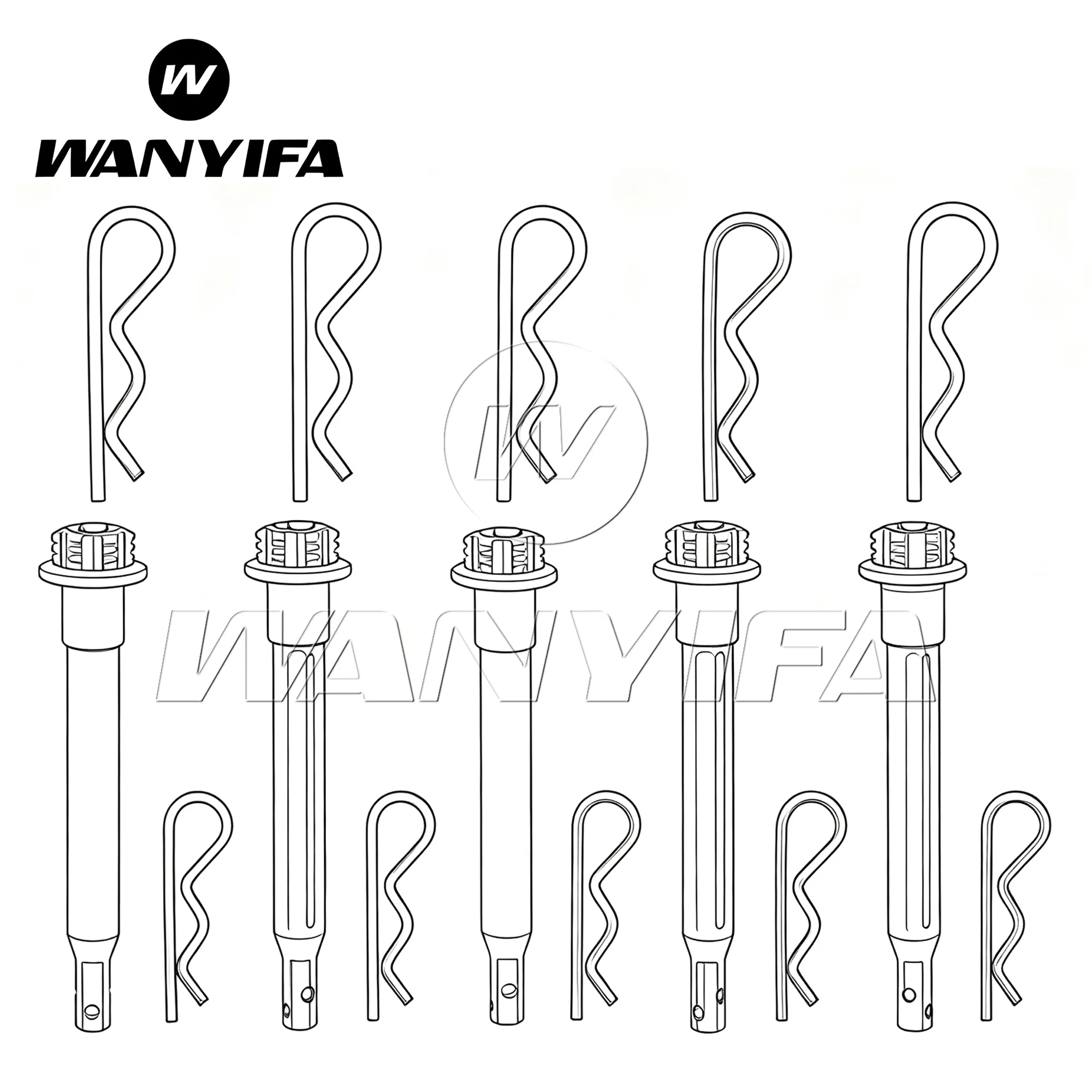 Wanyifa Brembo Specific Titanium Brake Caliper Fastener Kit  Pad Retention  Screws for Motorcycle Front/Rear Disc Brakes 1pcs